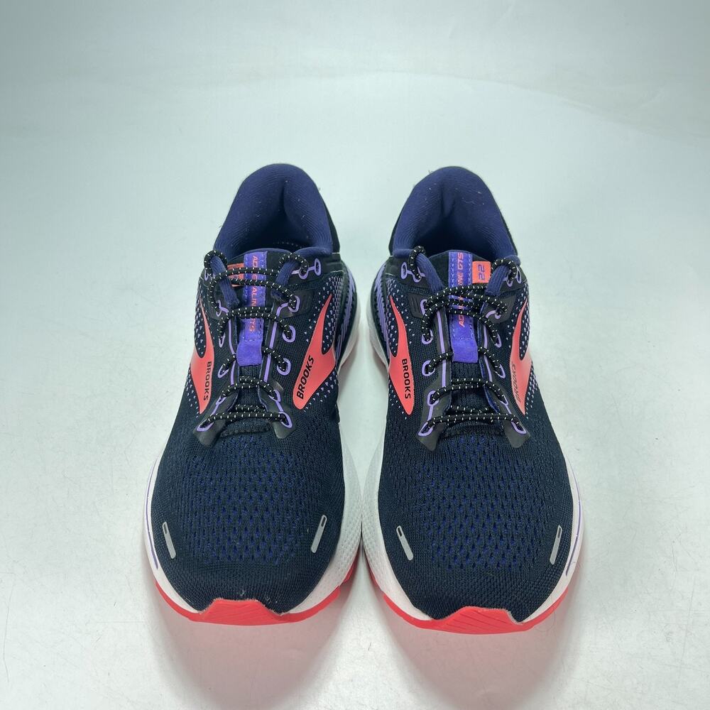Brooks Adrenaline GTS 22 Black Purple Coral Sneakers 1203531D080 Women's Size 8 - Picture 2 of 8